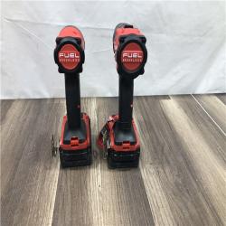 AS-IS Milwaukee  FUEL 18V Lithium-Ion Brushless Cordless Hammer Drill and Impact Driver Combo Kit