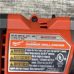 AS-IS Milwaukee FUEL 18V Lithium-Ion Brushless Cordless Hammer Drill and Impact Driver Combo Kit