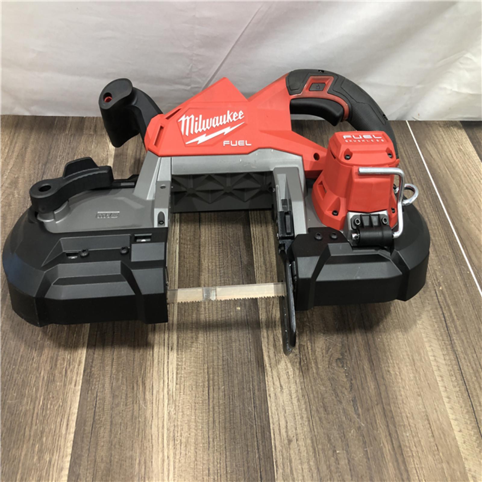AS-IS Milwaukee FUEL 18V Lithium-Ion Brushless Cordless Deep Cut Band Saw (Tool-Only)
