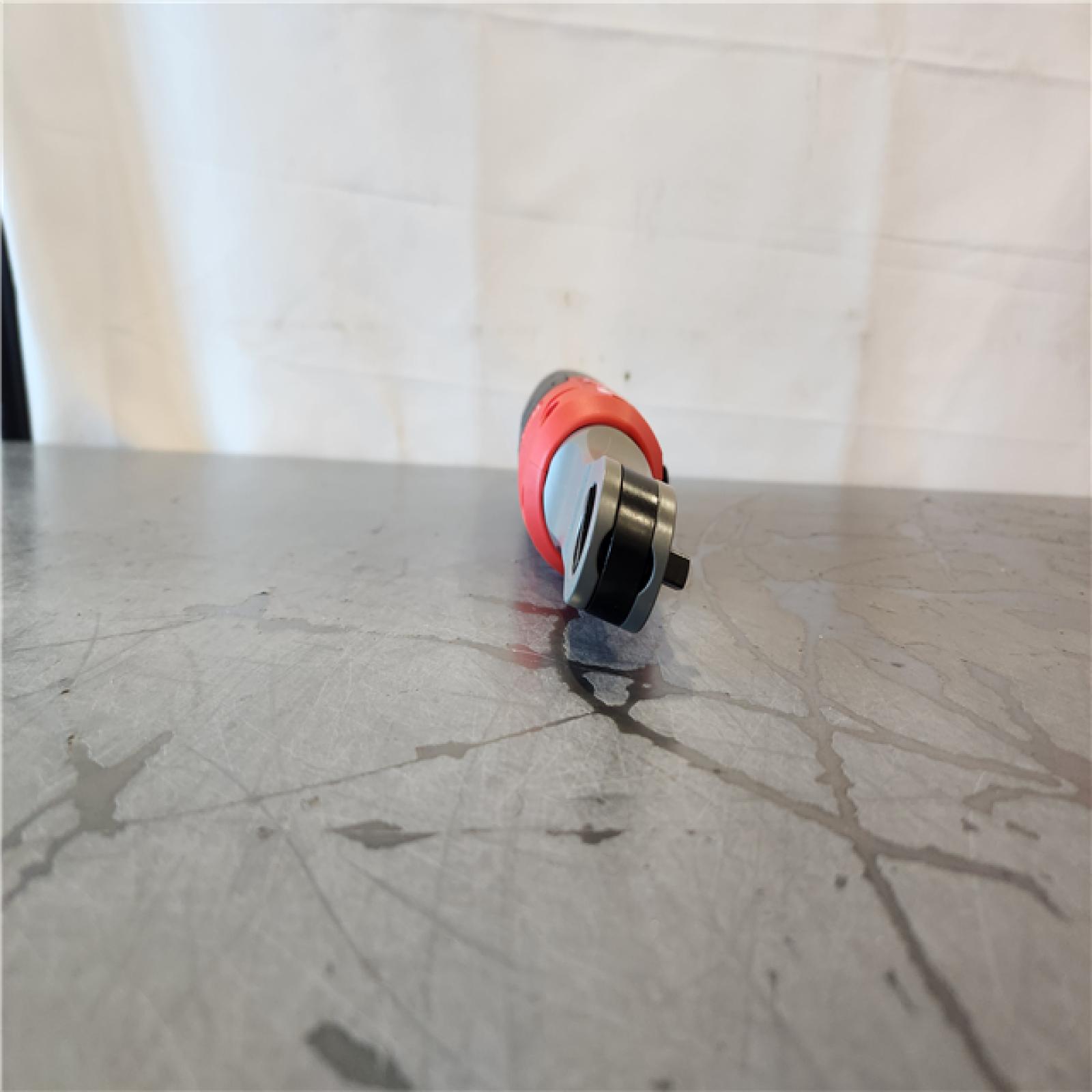 AS-IS- Milwaukee M12 FUEL 12V Lithium-Ion Brushless Cordless High Speed 1/4 in. Ratchet Kit w/(2) Batteries  Charger and Bag