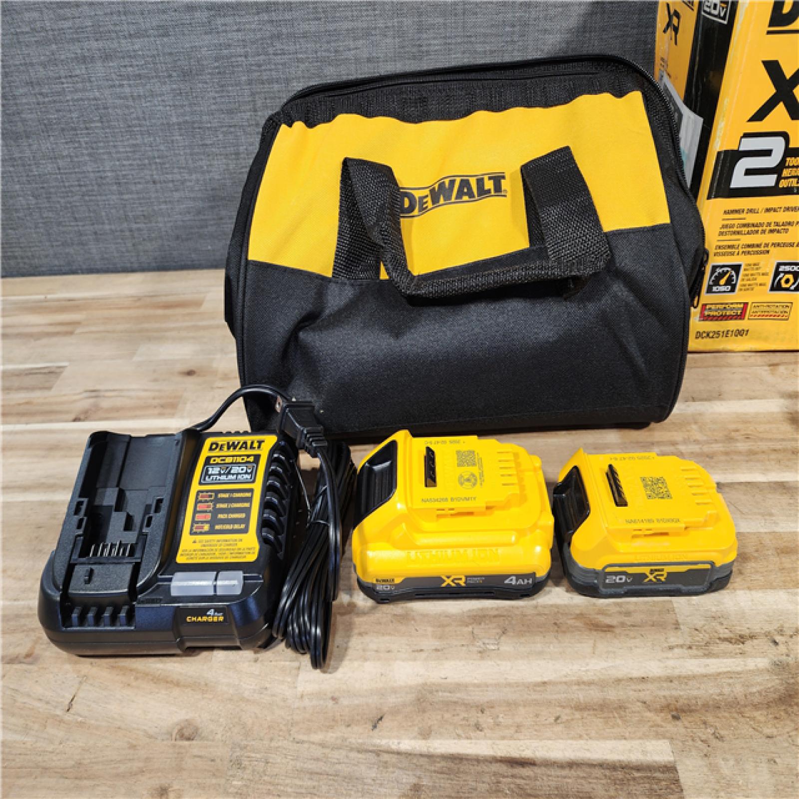 HOUSTON LOCATION - AS-IS DEWALT 20V XR Lithium-Ion Cordless 2-Tool Combo Kit