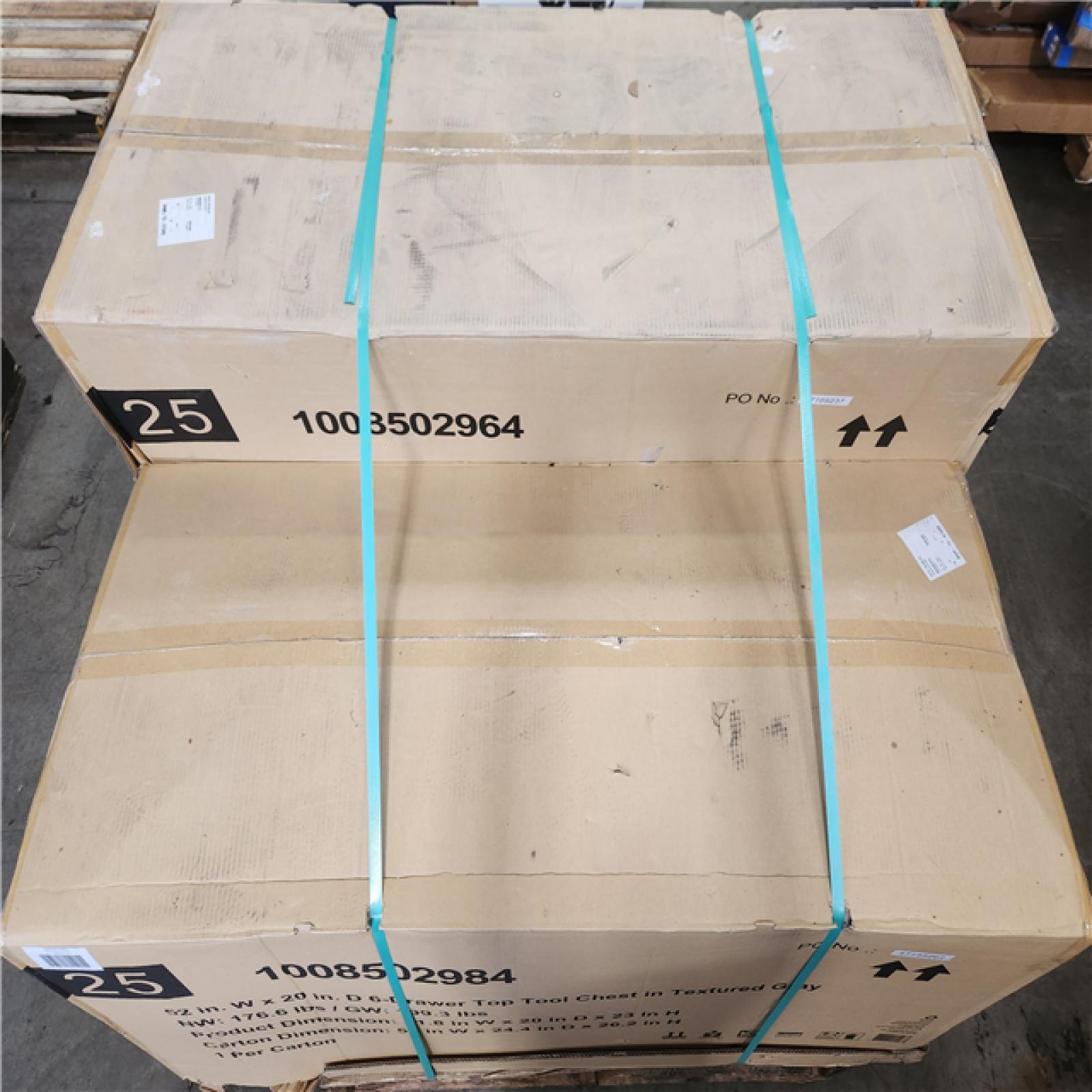 Phoenix NEW Husky Heavy-Duty 52 in. W 15-Drawer Matte Gray Steel Rolling Tool Chest Combo SEALED