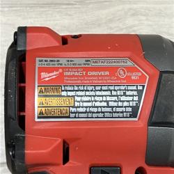 AS-IS Milwaukee FUEL 18V Lithium-Ion Brushless Cordless 1/4 in. Hex Impact Driver (Tool-Only)