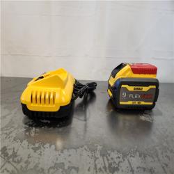 AS-IS- 20V/60V MAX FLEXVOLT Lithium-Ion 9.0Ah Battery and Charger Starter Kit