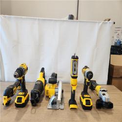 AS-IS- DEWALT 20V Lithium-Ion Cordless 7-Tool Combo Kit
