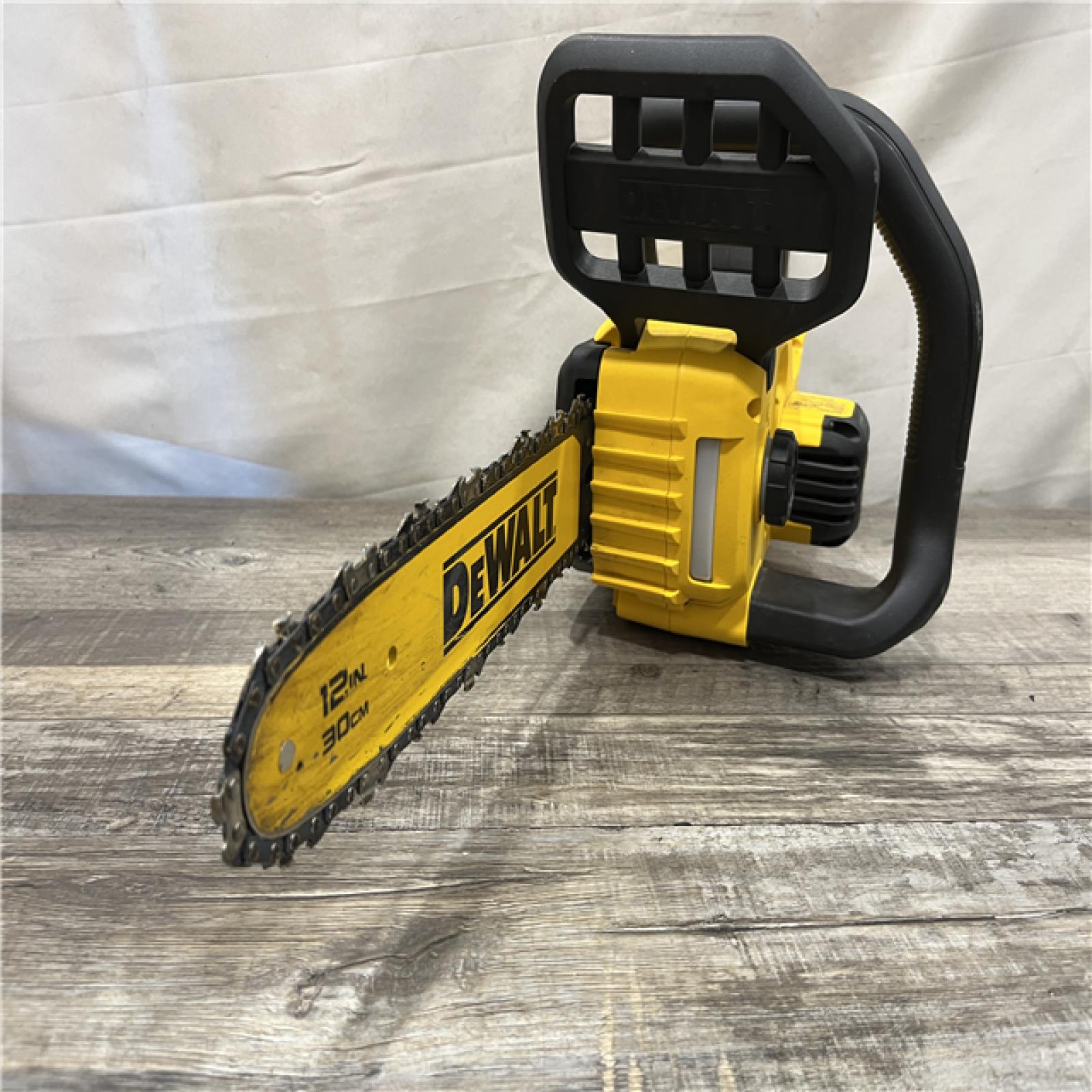 AS-IS DEWALT 20V MAX 12 in. Cordless Battery Powered Chainsaw (Tool Only)
