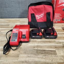 HOUSTON LOCATION - AS-IS Milwaukee 18V Lithium-Ion Cordless Drill Driver/Impact Driver Combo Kit
