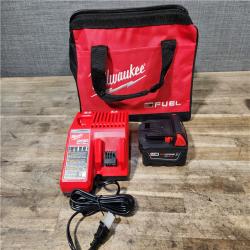 HOUSTON LOCATION - AS-IS Milwaukee M18 1/2 in. Cordless Brushless High Torque Impact Wrench Kit (Battery & Charger)