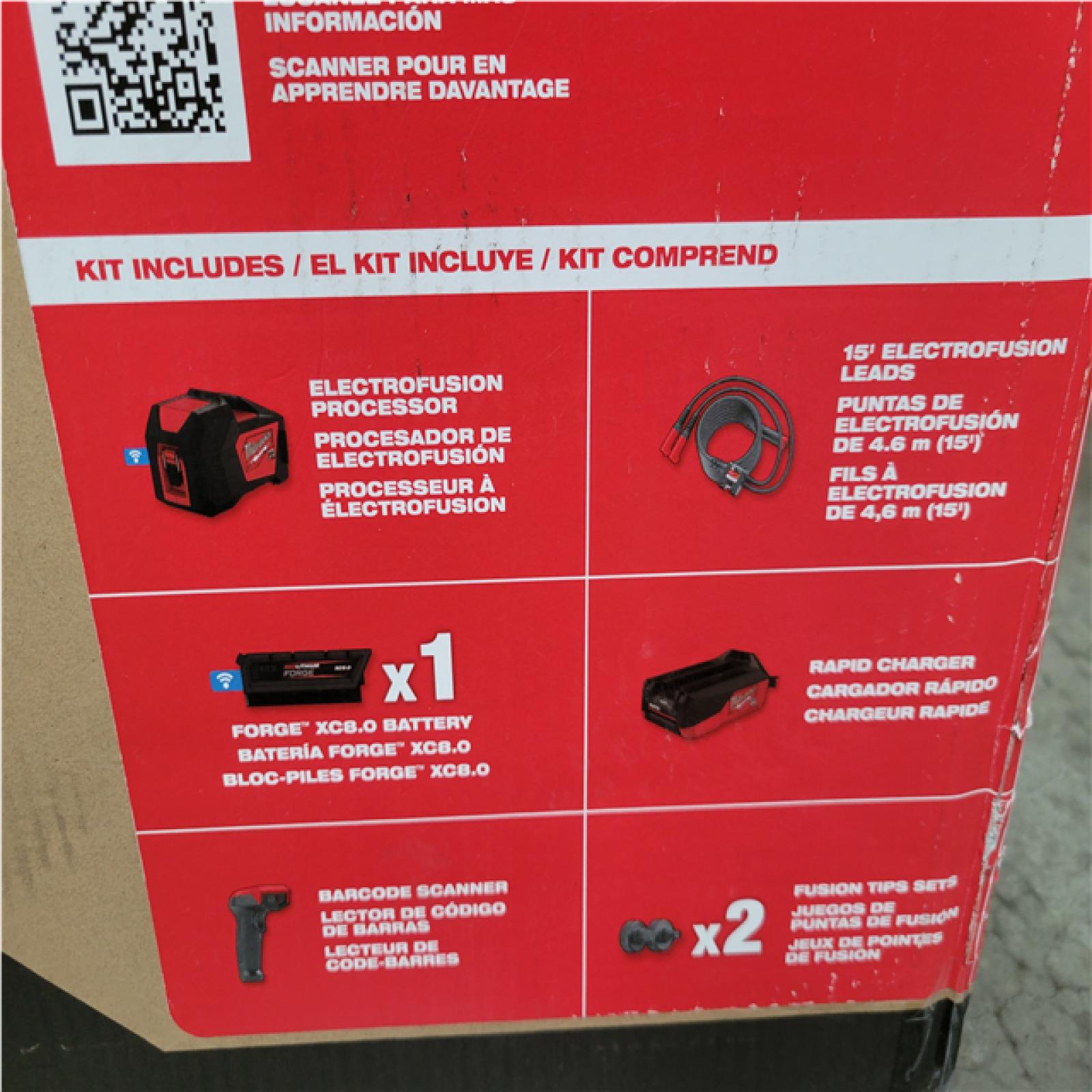 CALIFORNIA AS-IS MILWAUKEE MX FUEL ELECTROFUSION PROCESSOR KIT