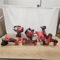 AS-IS- M18 18-Volt Lithium-Ion Cordless Combo Kit 9-Tool with 2-Batteries  Charger and Tool Bag