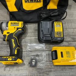 AS-IS DEWALT Atomic 20V Max Lithium-Ion Brushless Cordless Compact 1/4 in. Impact Driver Kit
