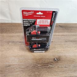 NEW!  Milwaukee M18 18-Volt Lithium-Ion HIGH OUTPUT XC 8.0 Ah and 3 Ah Battery (2-Pack)
