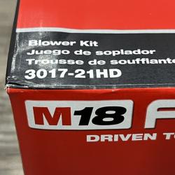 NEW - Milwaukee FUEL 120 MPH 500 CFM 18V Brushless Cordless Battery Powered Leaf Blower Kit