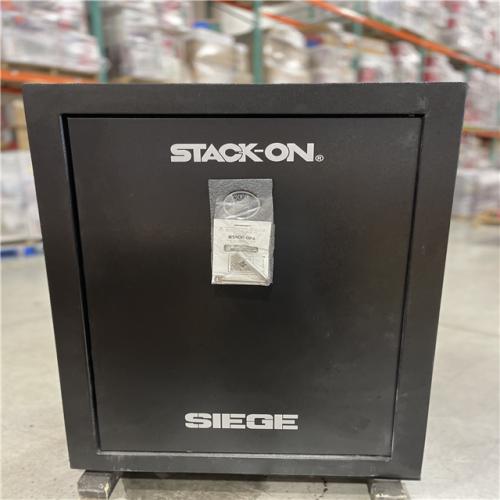 DALLAS LOCATION - AS-IS STACK-ON Siege 72-Gun Fireproof with Electronic Lock Gun Safe  Black