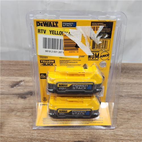 AS-IS DEWALT 20-Volt MAX POWERSTACK Compact Battery (2-Pack)