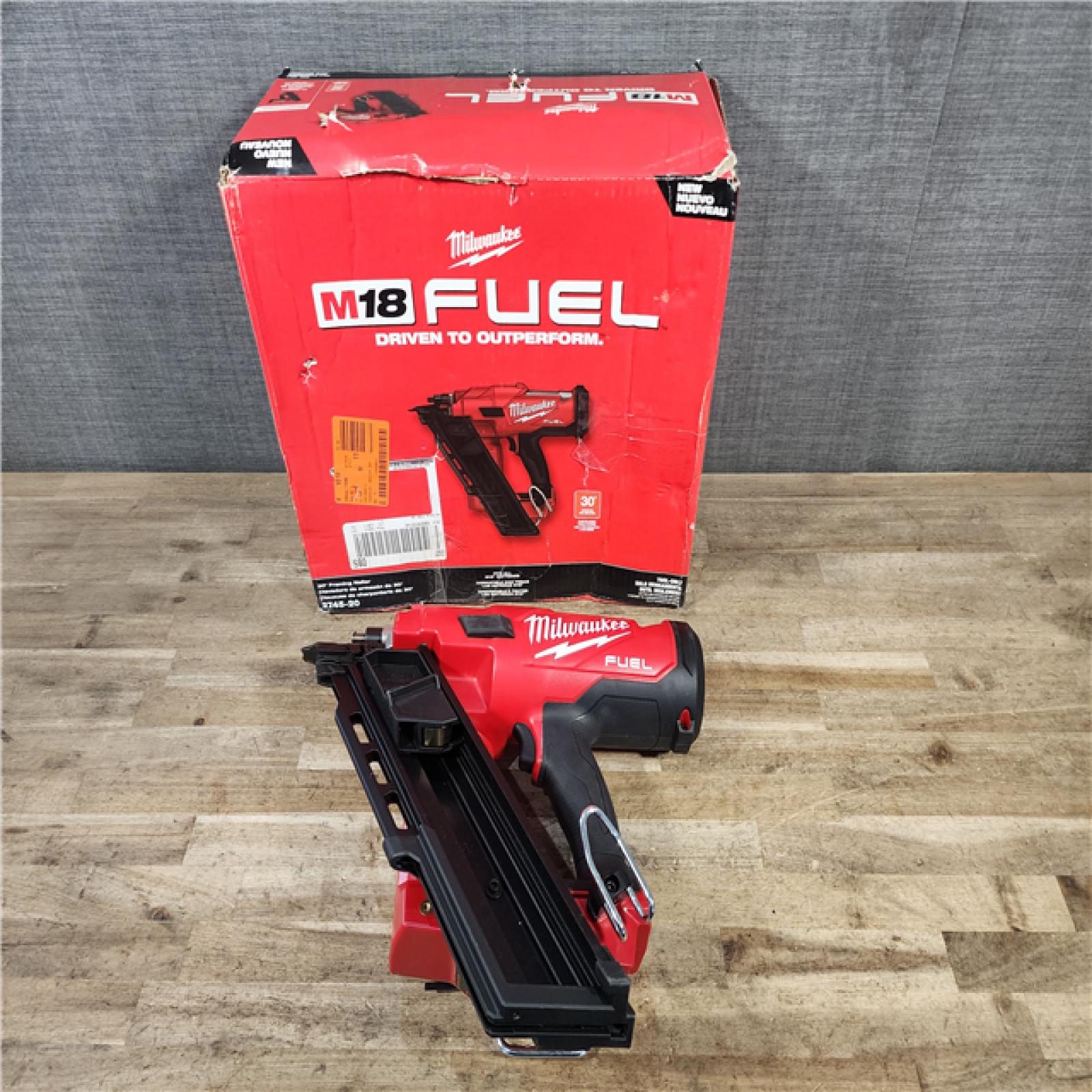 HOUSTON LOCATION - AS-IS Milwaukee FUEL 3-1/2 in. 18-Volt 30-Degree Lithium-Ion Brushless Cordless Framing Nailer (Tool-Only)