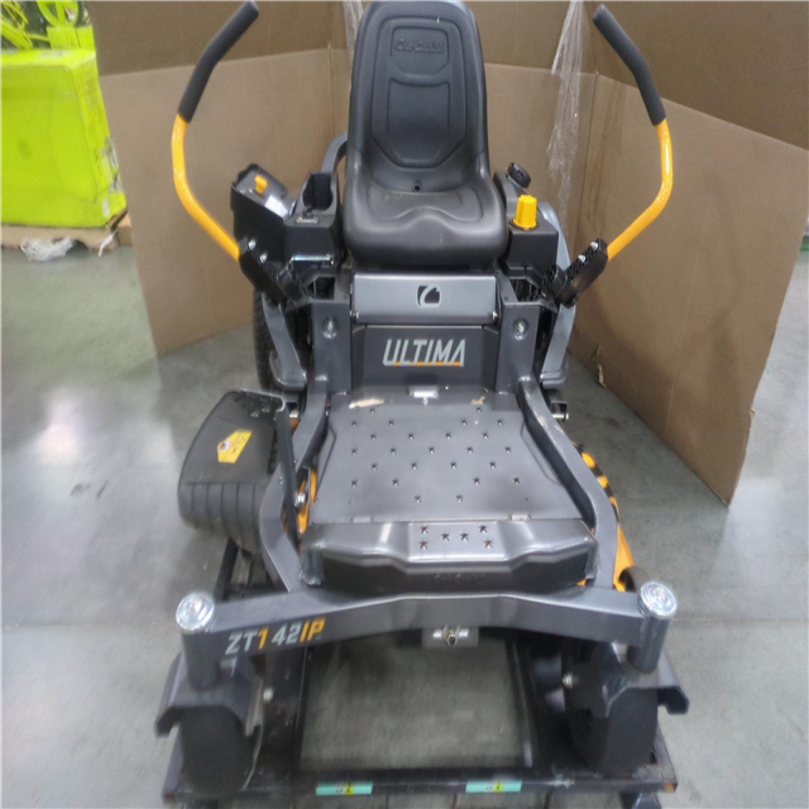 CALIFORNIA AS-IS CUB CADET ULTIMA SITDOWN LAWNMOWER