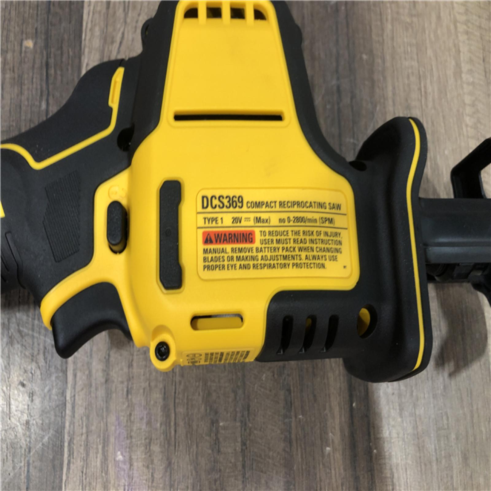 AS-IS DEWALT ATOMIC 20V MAX Cordless Brushless Compact Reciprocating Saw (Tool Only)