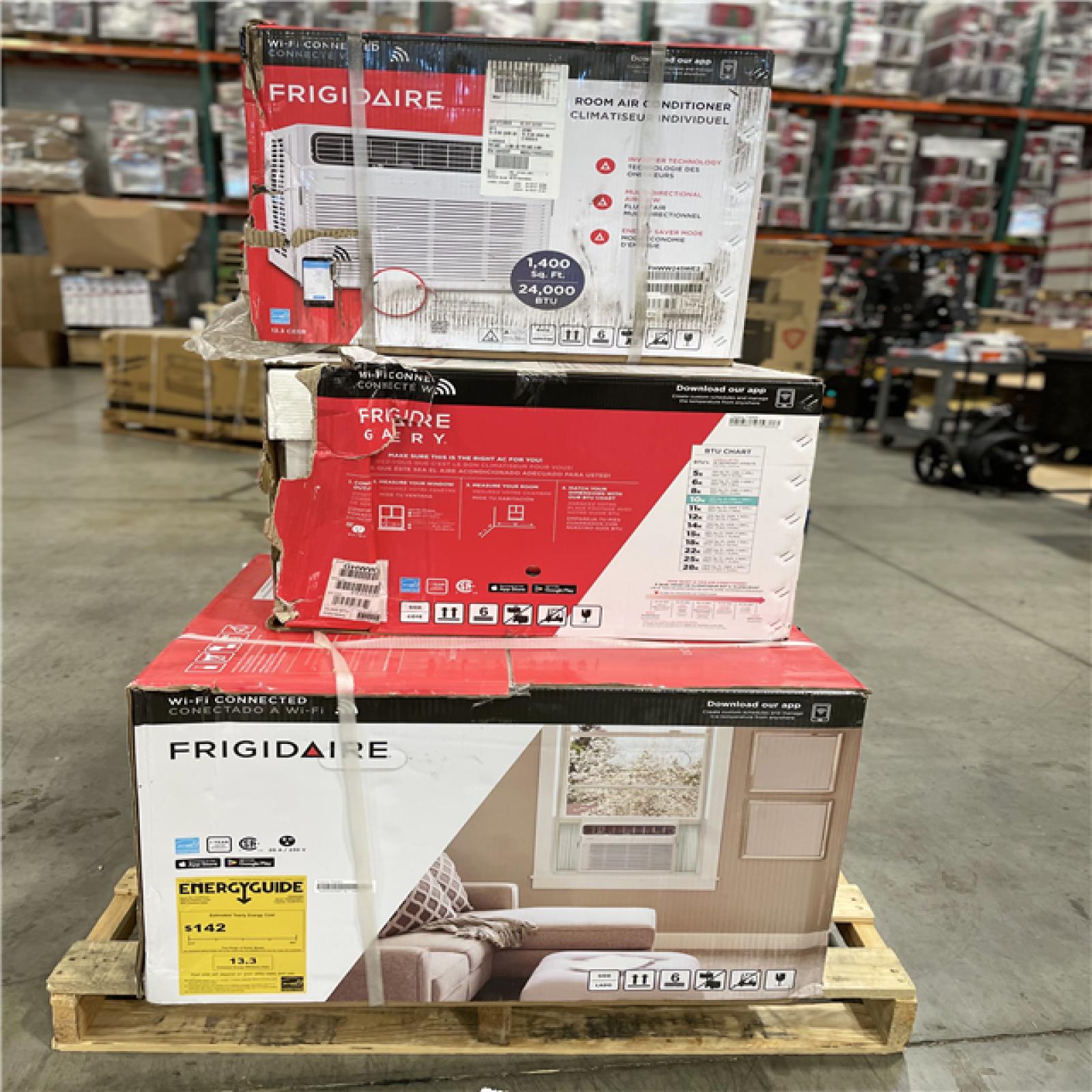 DALLAS LOCATION - Frigidaire MIXED CONDITIONER PALLET -(5 UNITS)