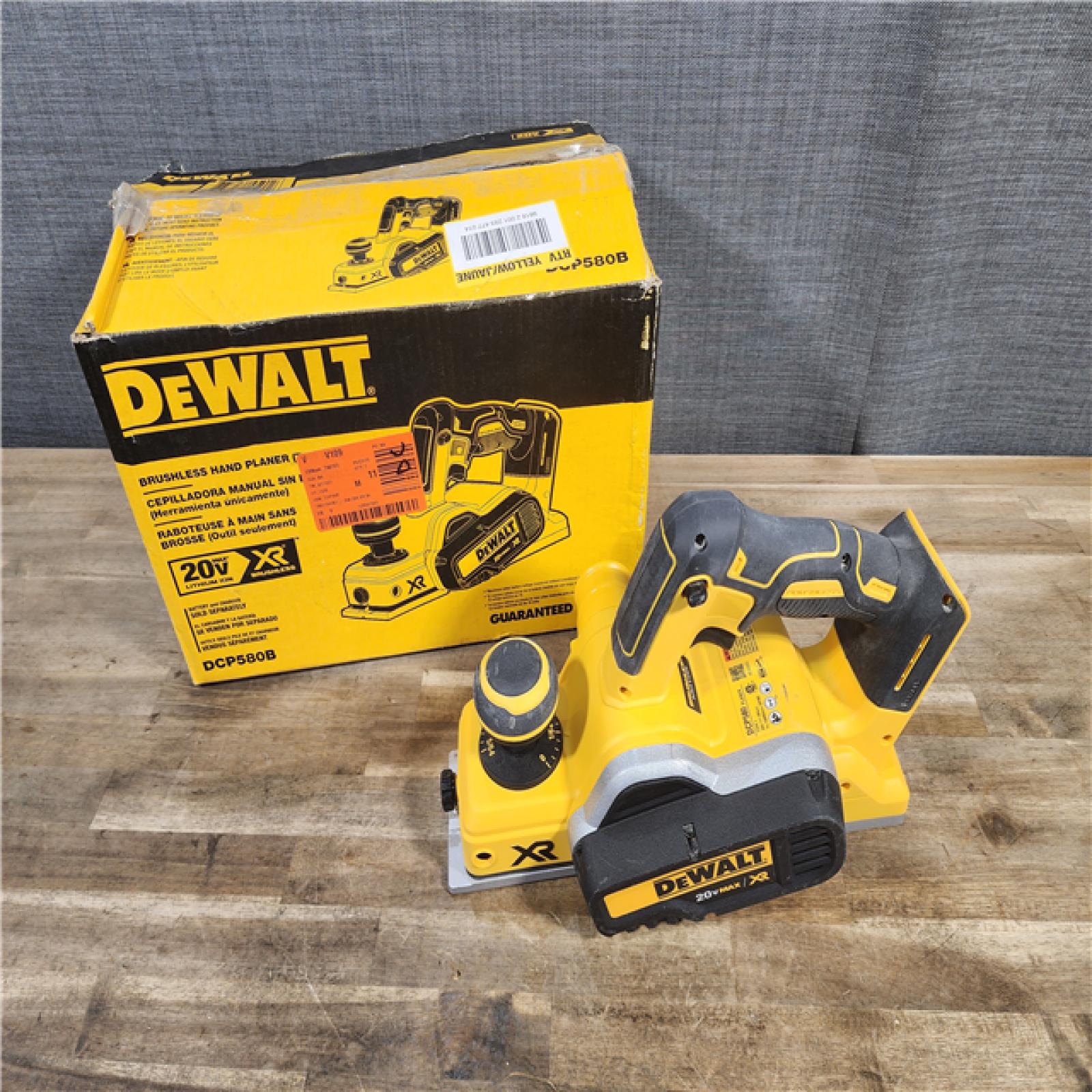 HOUSTON LOCATION - AS-IS DEWALT DCP580B 20V MAX Lithium Ion Brushless Planer (TOOL ONLY)