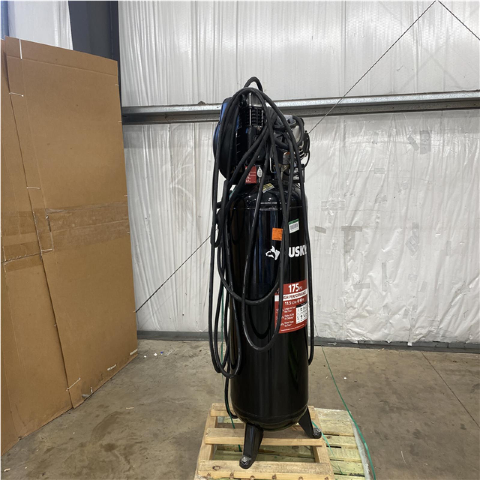 Houston Location - AS-IS Outdoor Power Equipment HUSKY AIR COMPRESSOR