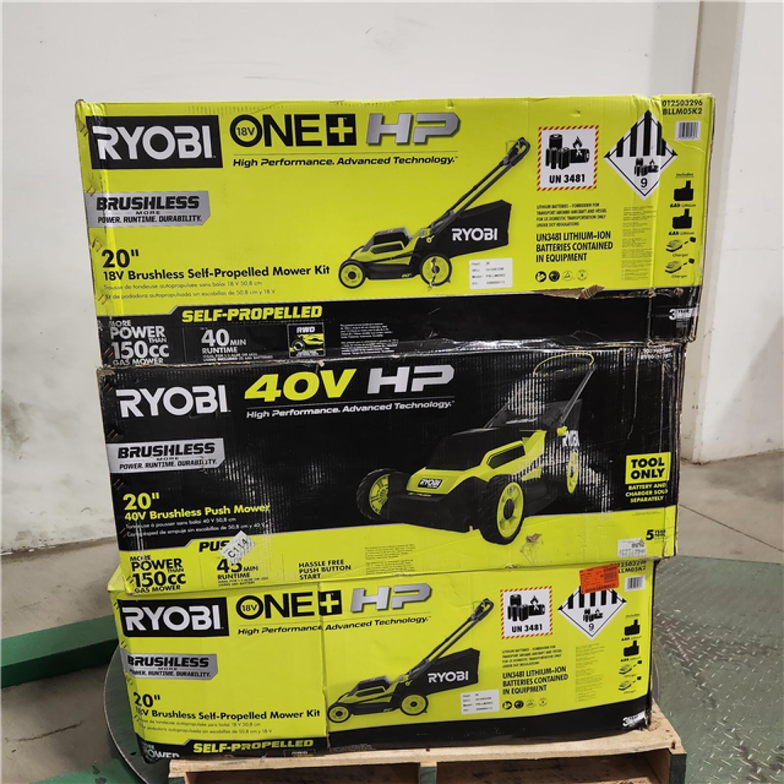Dallas Location - As-Is Lawn Mower Pallet
