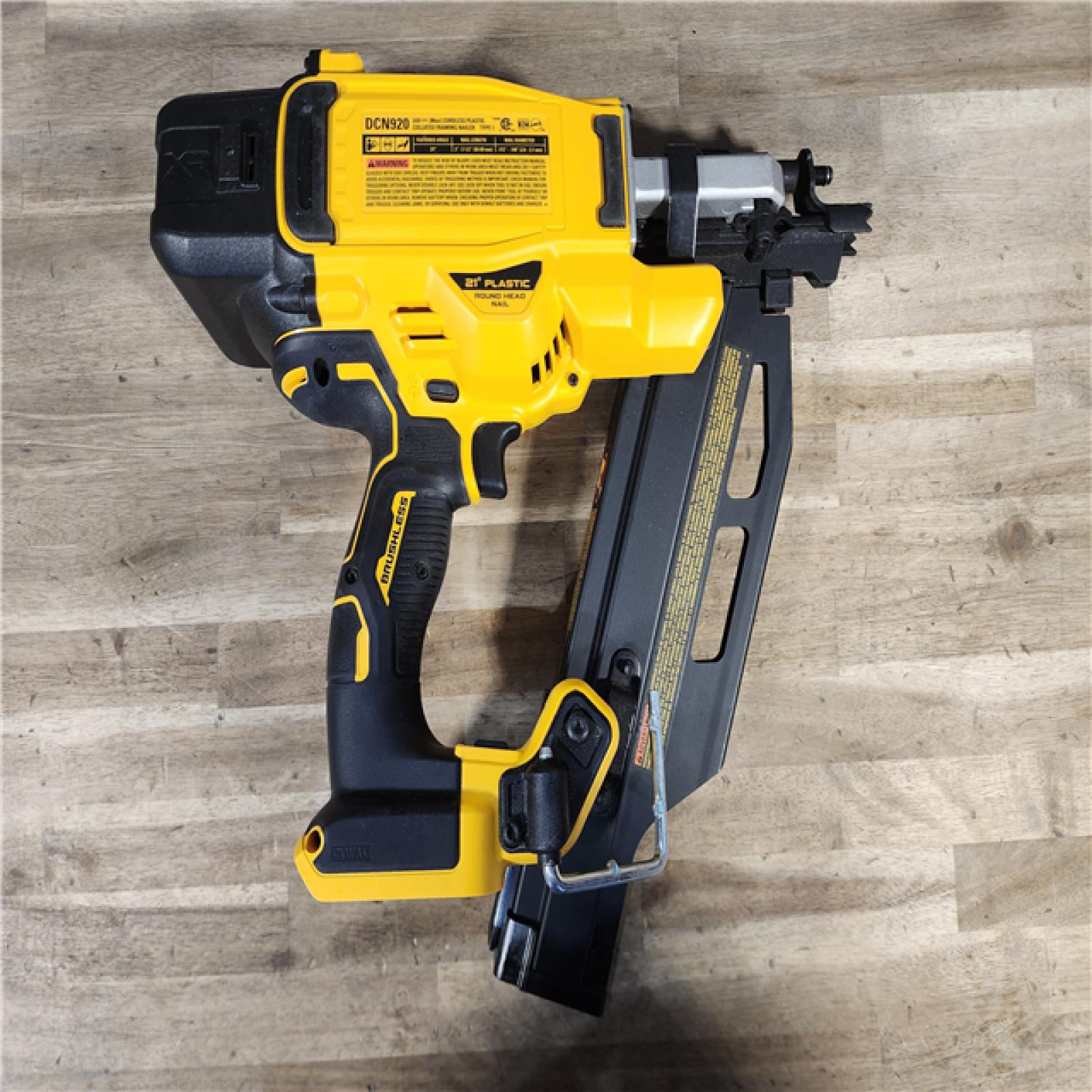 HOUSTON LOCATION - AS-IS DEWALT 20-Volt 21° Cordless Framing Nailer (Tool-Only)