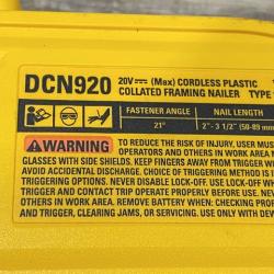 AS-IS DEWALT 20-Volt 21° Cordless Framing Nailer (Tool-Only)