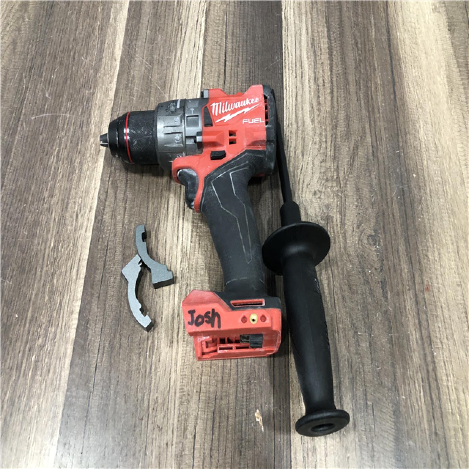 AS-IS Milwaukee FUEL 18V Lithium-Ion Brushless Cordless 1/2 in. Hammer Drill/Driver (Tool-Only)