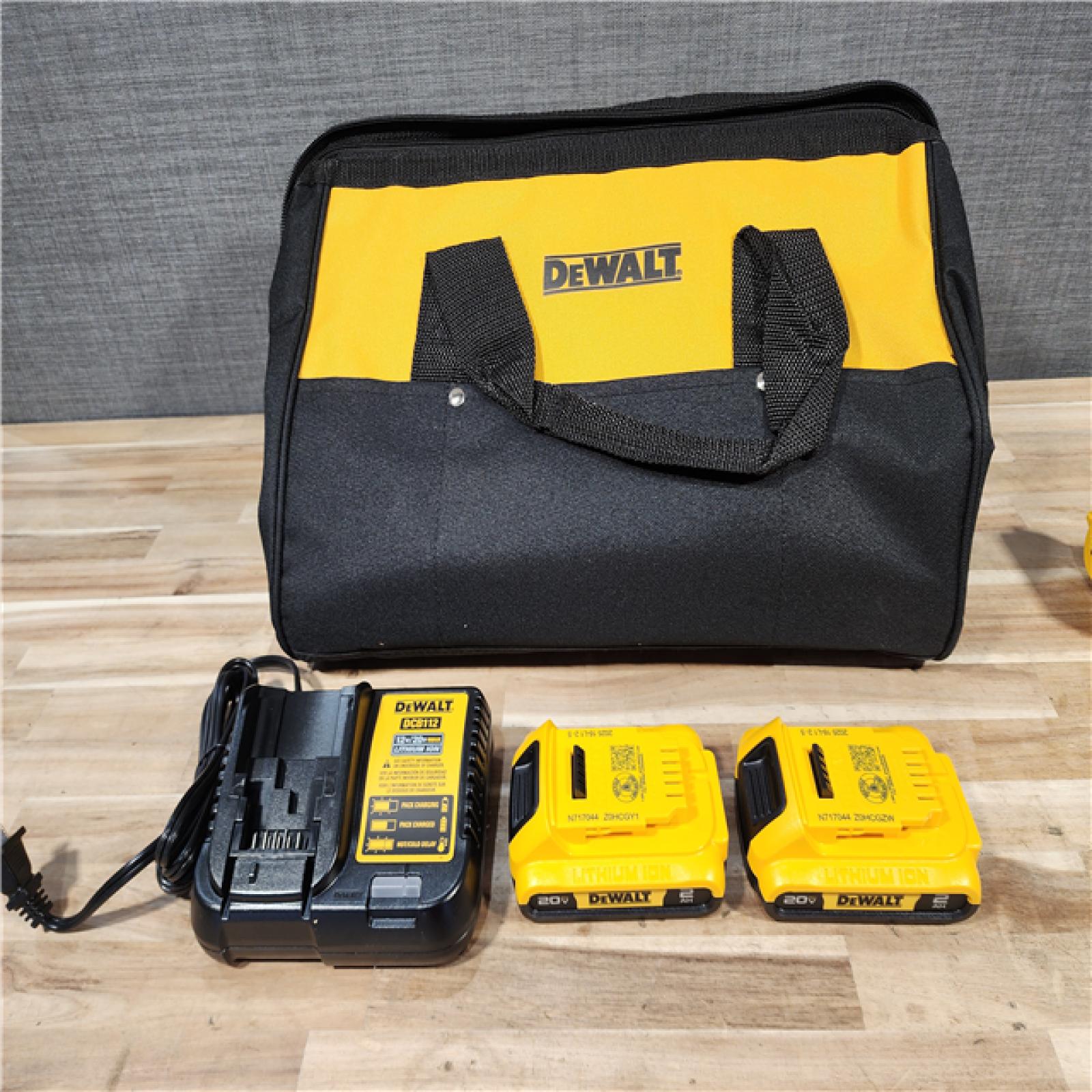HOUSTON LOCATION - AS-IS DEWALT ATOMIC 20-Volt Lithium-Ion Cordless Brushless (3-Tool) Combo Kit