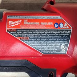 HOUSTON LOCATION - AS-IS Milwaukee FUEL 3-1/2 in. 18-Volt 21-Degree Lithium-Ion Brushless Cordless Framing Nailer (Tool-Only)