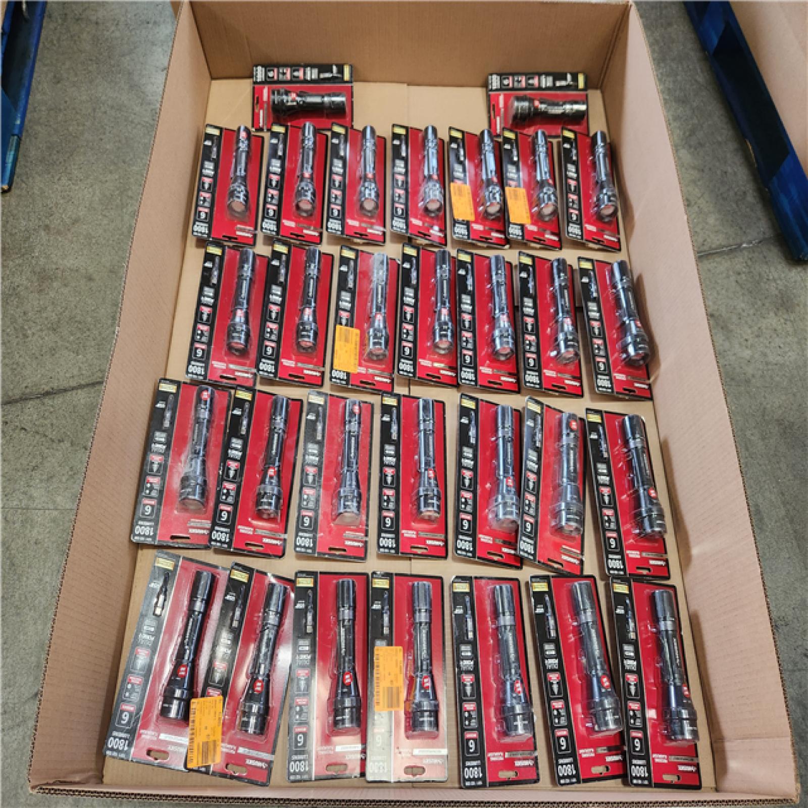 Phoenix NEW Husky 1800 Lumens Dual Power LED Rechargeable Tactical Focusing Flashlight Pallet of 30 (RV: $899)