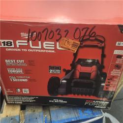 As-Is- M18 FUEL Brushless Cordless 21 in. Walk Behind Dual Battery Self-Propelled Mower W/(2) 12.0Ah Battery and Rapid Charger