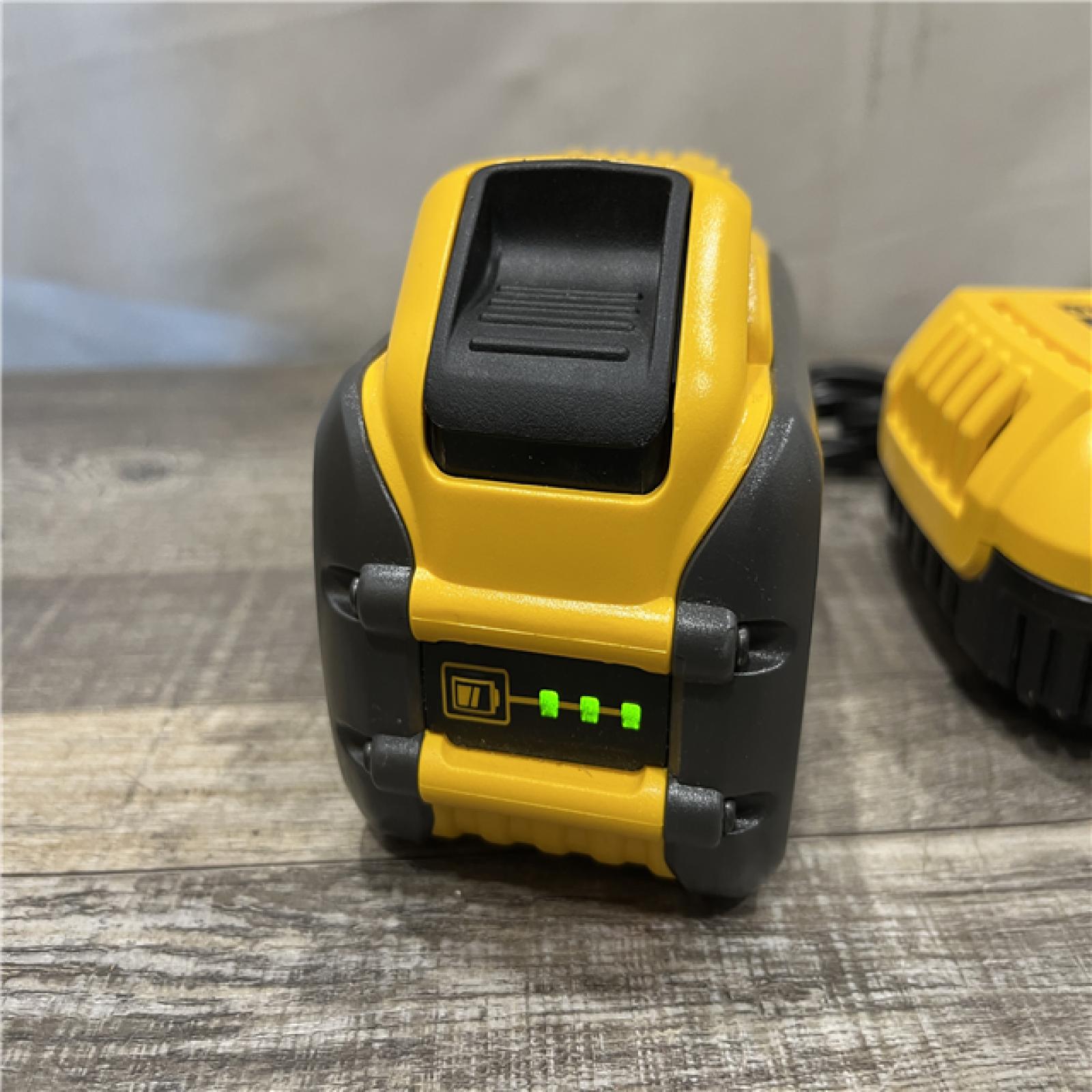 AS-IS DEWALT FLEXVOLT 20V/60V MAX Lithium-Ion 12.0Ah Battery and Fan Cooled Fast Charger