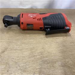 AS-IS Milwaukee 12V Lithium-Ion Cordless 3/8 in. Ratchet (Tool-Only)