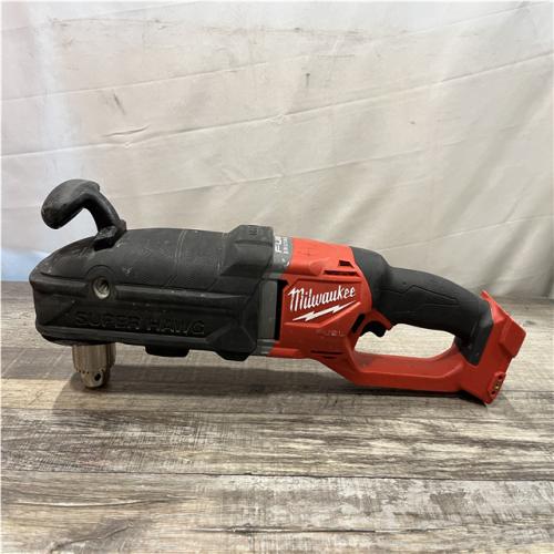 AS-IS Milwaukee FUEL 18V Lithium-Ion Brushless Cordless GEN 2 SUPER HAWG 1/2 in. Right Angle Drill (Tool-Only)
