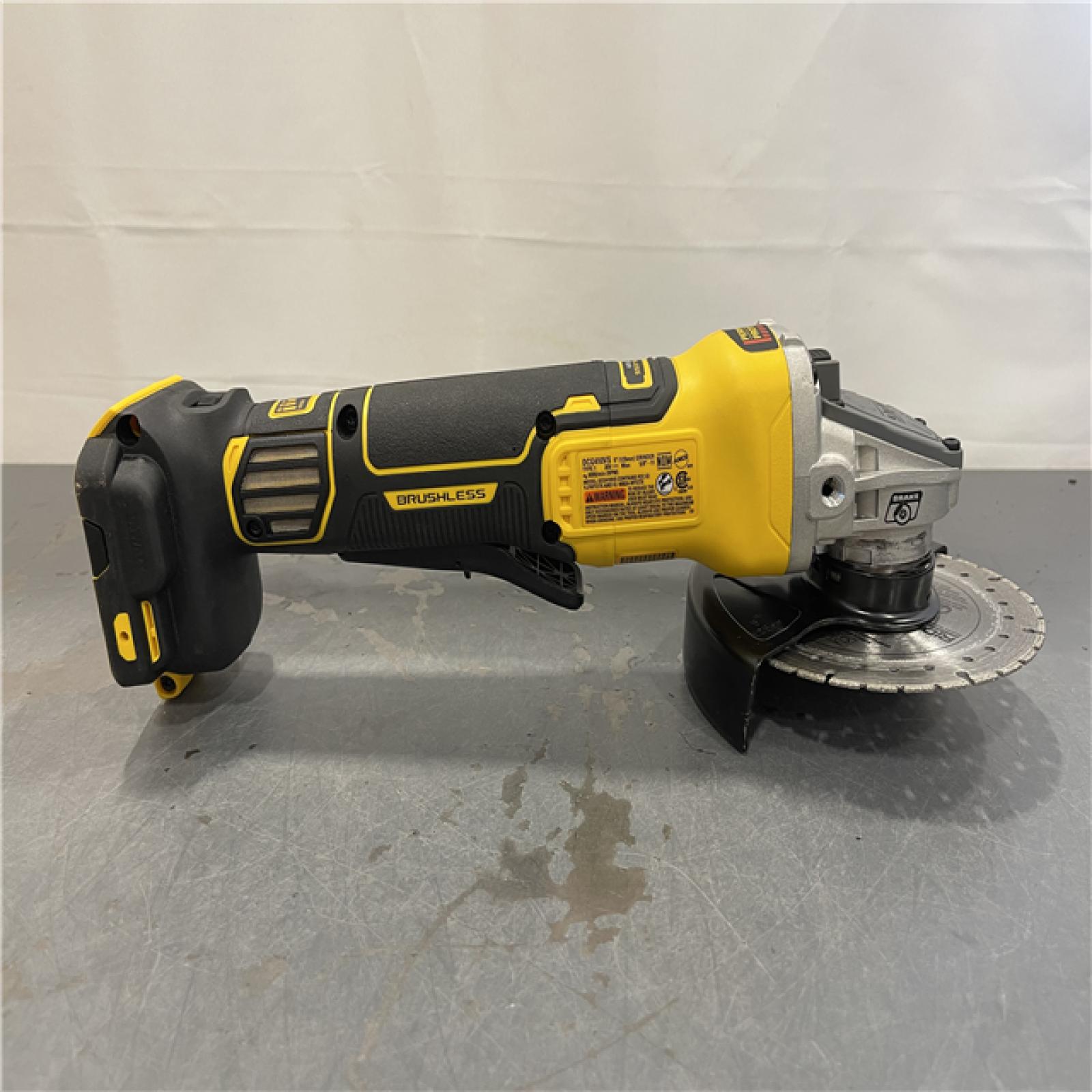 AS-IS - DeWalt 20V XR Cordless 4-1/2. in. to 5 in. Variable Speed Angle Grinder