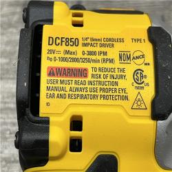 AS-IS DEWALT ATOMIC 20V MAX Lithium-Ion Cordless 1/4 in. Brushless Impact Driver Kit