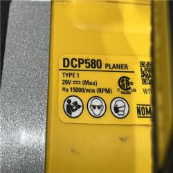 AS-IS DEWALT 20V MAX XR Cordless Brushless 3-1/4 in. Planer (Tool Only)