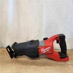 AS-IS- Milwaukee FUEL 18V Lithium-Ion Brushless Cordless Super SAWZALL Orbital Reciprocating Saw (Tool-Only)