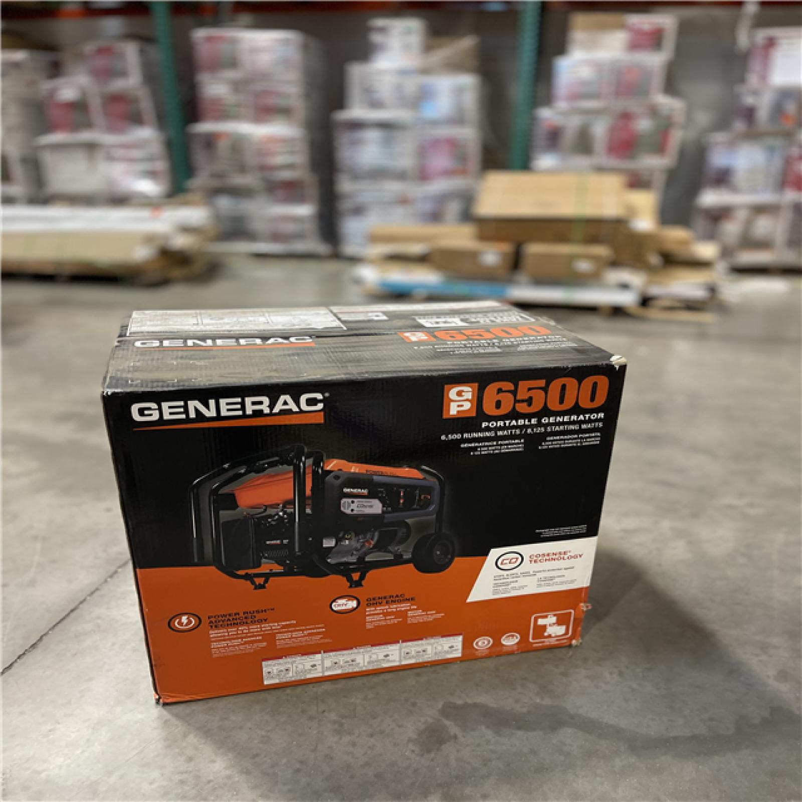 DALLAS LOCATION -AS-IS Generac 8125 / 6500-Watt Gasoline Powered Portable Generator