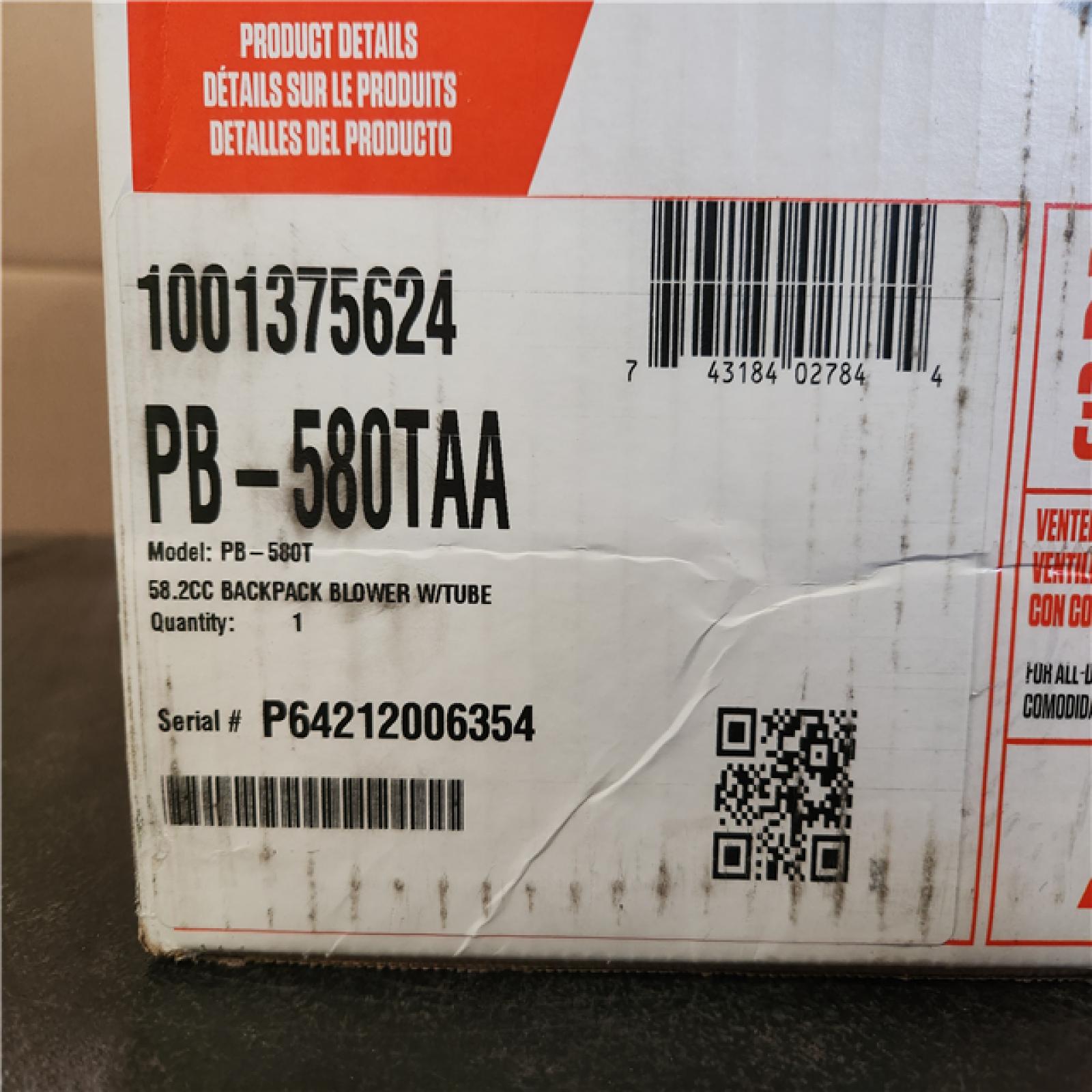 Phoenix LIKE NEW ECHO 216 MPH 517 CFM 58.2cc Gas 2-Stroke Backpack Leaf Blower with Tube Throttle