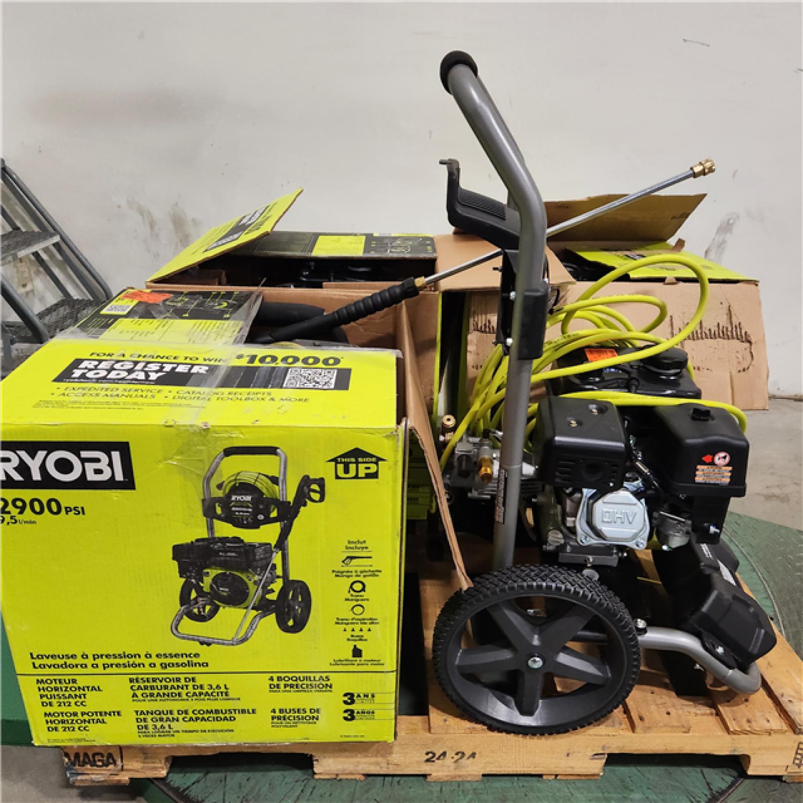 Dallas Location - As-Is RYOBI GAS PRESSURE WASHER (Lot Of 4)