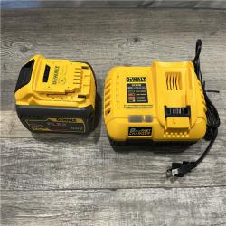 AS-IS DEWALT 20V/60V MAX FLEXVOLT Lithium-Ion 9.0Ah Battery and Charger Starter Kit