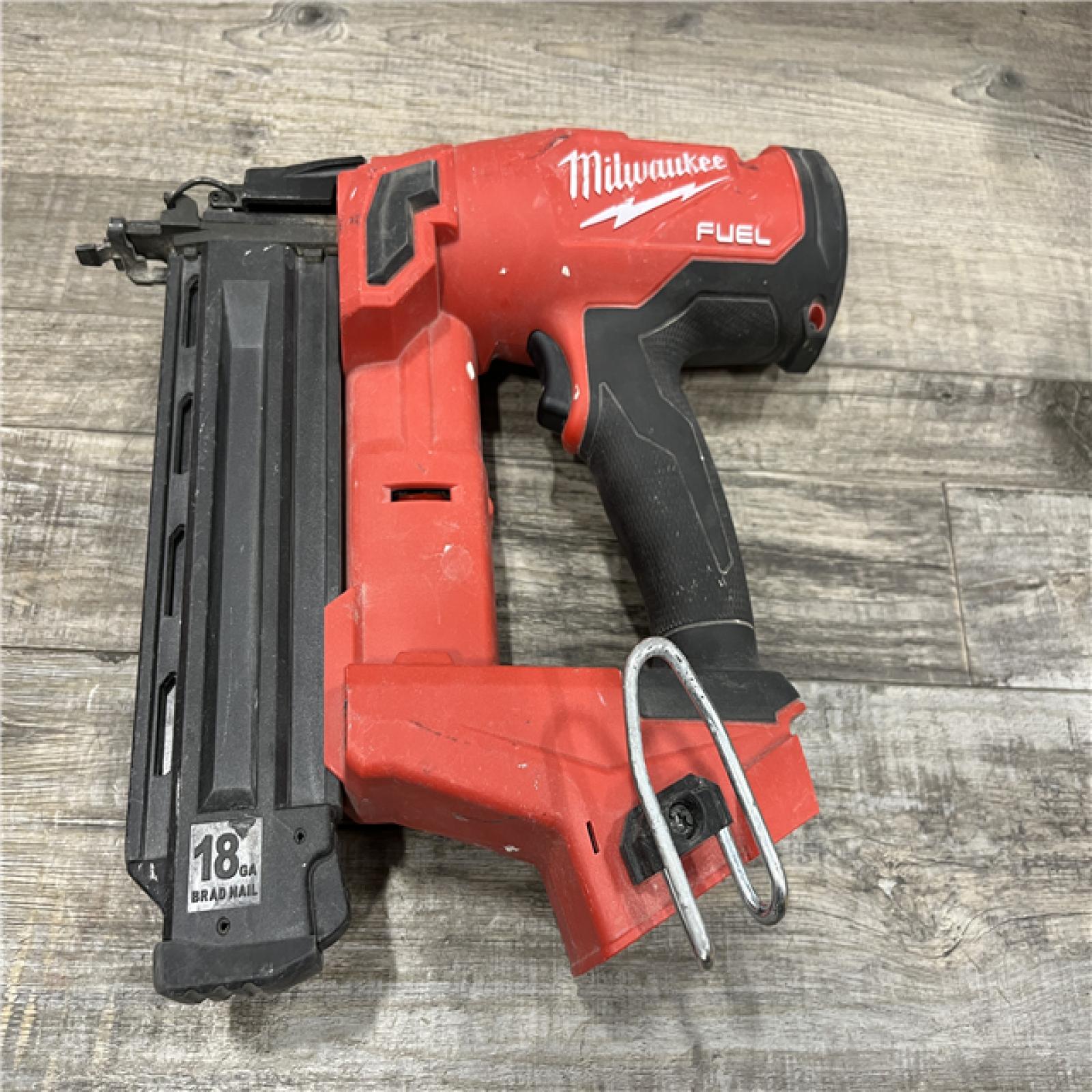 AS-IS Milwaukee FUEL 18-Volt Lithium-Ion Brushless Cordless Gen II 18-Gauge Brad Nailer (Tool-Only)