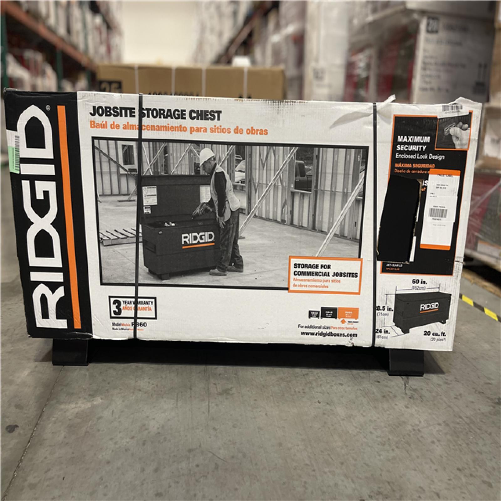 DALLAS LOCATION- AS IS- RIDGID 60 in. x 24 in. Universal Storage Chest