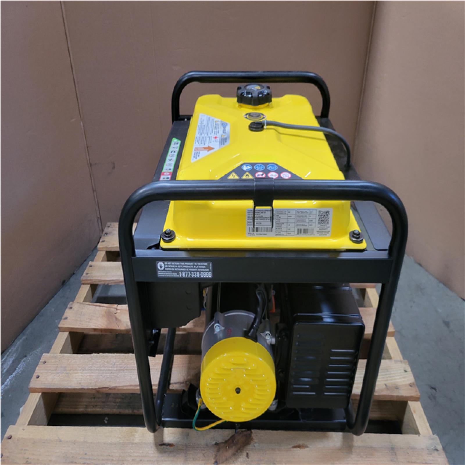 CALIFORNIA AS-IS CHAMPION 5 300 STARTING WATT 4 250 RUNNING WATT DUAL FUEL GENERATOR