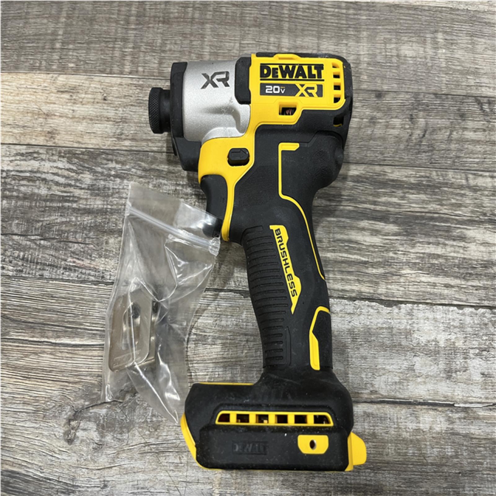 AS-IS DEWALT 20-Volt Maximum XR Cordless Brushless 1/4 in. 3-Speed Impact Driver (Tool-Only)