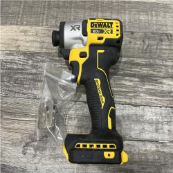 AS-IS DEWALT 20-Volt Maximum XR Cordless Brushless 1/4 in. 3-Speed Impact Driver (Tool-Only)