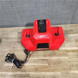 HOUSTON LOCATION - AS-IS Milwaukee 48-59-1815 M18 18V Dual Bay Simultaneous Super Charger (TOOL ONLY)
